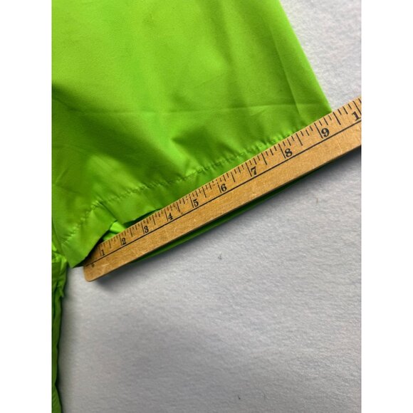 Faldo Mens Vivid Green Golf Windbreaker Half-Zip Lightweight Water-Resistant LG - Picture 11 of 12